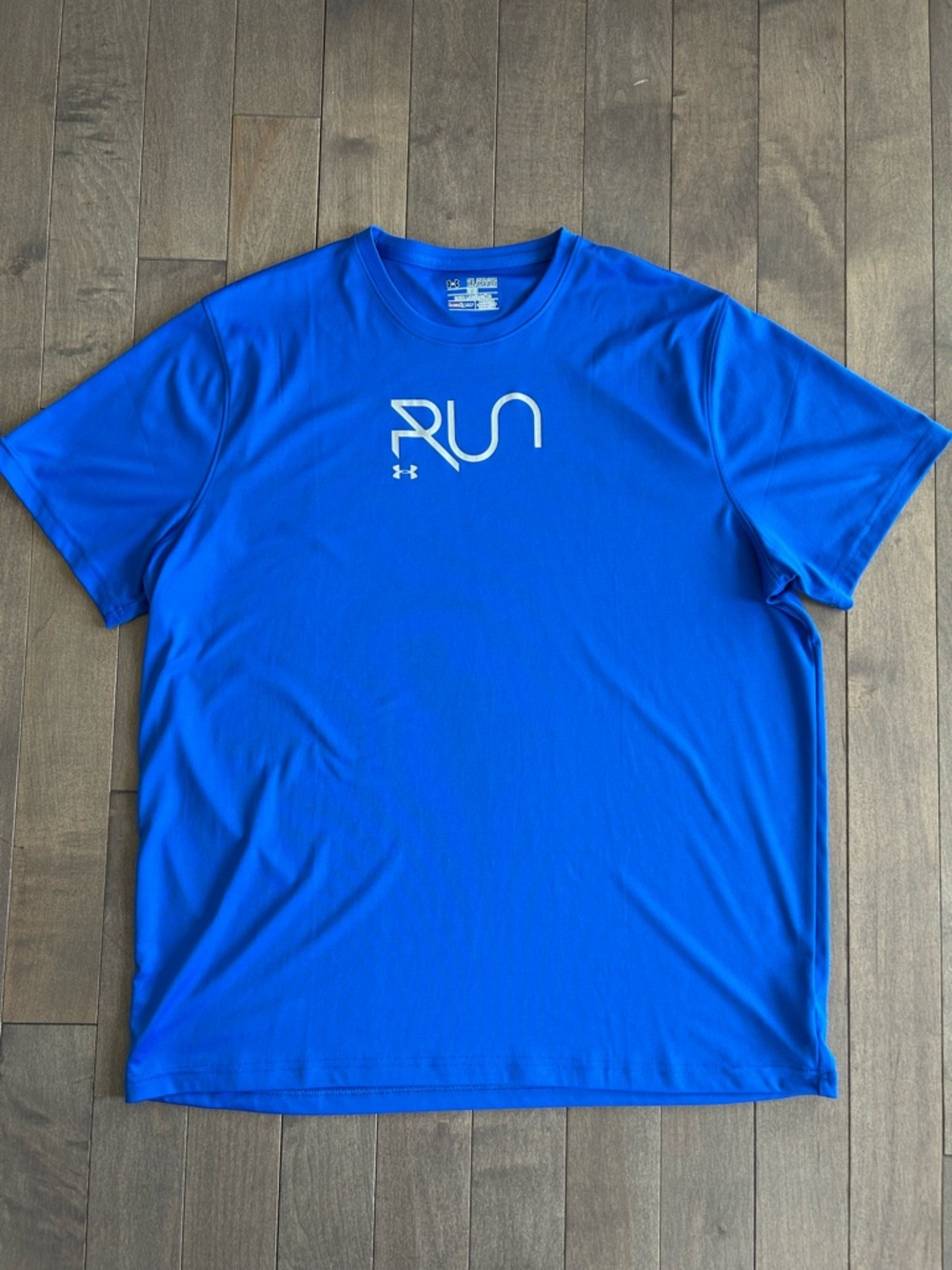 Under Armour Royal Blue RUN Short Sleeve Performance Tee